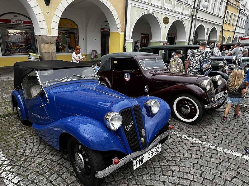 Jízda spolehlivosti v Domažlicích.