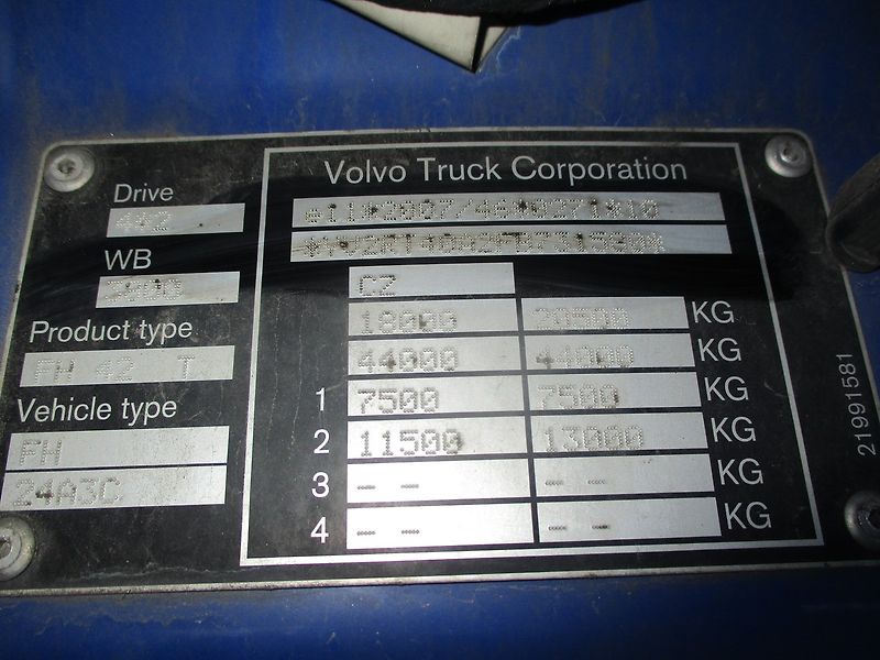 Volvo FH 500 Standart Euro6 tacho V2 - fotka 30 z 36