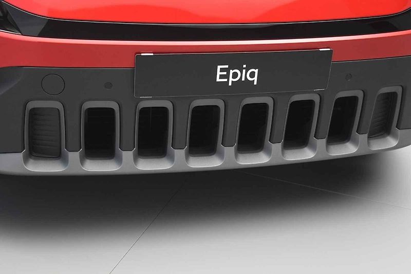Epiq, nový malý typ elektromobilu automobilky Škoda, při své premiéře v Curychu.