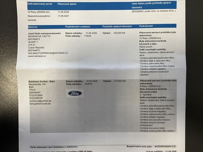 Ford Tourneo Custom 2,0 L2,96kW,1maj,nové rozvody - fotka 30 z 30