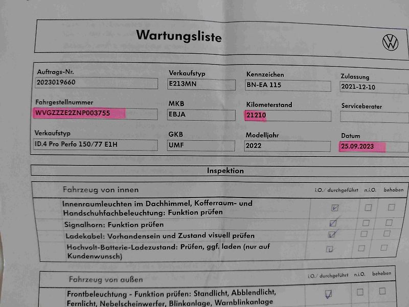 Volkswagen ID.4 PRO PERFORMANCE 77kWh SOH-93,2 - fotka 24 z 24