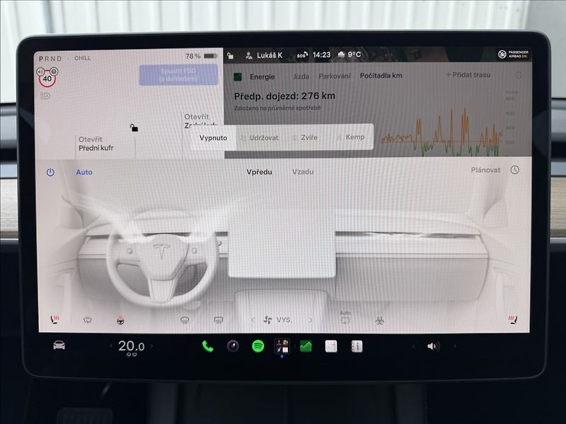 Tesla Model Y 0,0 Long Range 1.maj. původ ČR - fotka 41 z 50