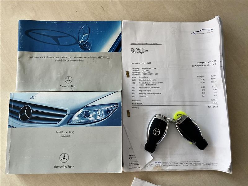 Mercedes-Benz CL 5,5 600 V12 380kW/1.MAJ/ - fotka 31 z 32