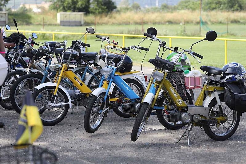 Moped sraz v Brně-Chrlicích