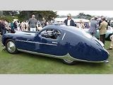 Talbot-Lago T26 Grand Sport Figoni Fastback Coup z roku 1948 se stal vítězem ceny elegance a zároveň skončil na celkově druhém místě. Mimochodem, tento vzácný automobil patří rodině z České republiky. Pod kapotou kupé se nachází řadový šestiválec o objemu