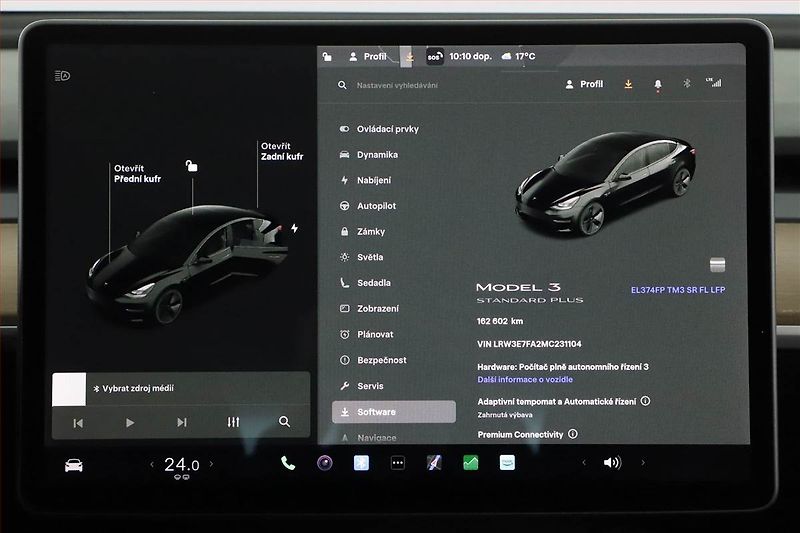 Tesla Model 3 (2021) Std Range Plus LFP, SoH 92% - fotka 19 z 28