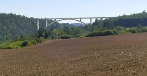 Budoucí most u Plas.