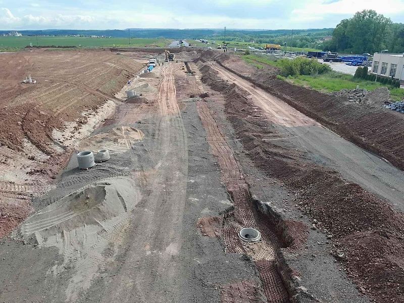 Otevření nového mostu na takzvané jesenické křižovatce. Pátek 16. května 2025.
