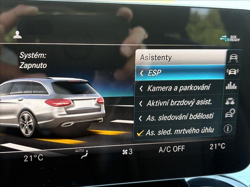 Mercedes-Benz Třídy C 2,0 220d 143kW 4M,AVG,Led,Pano - fotka 18 z 48