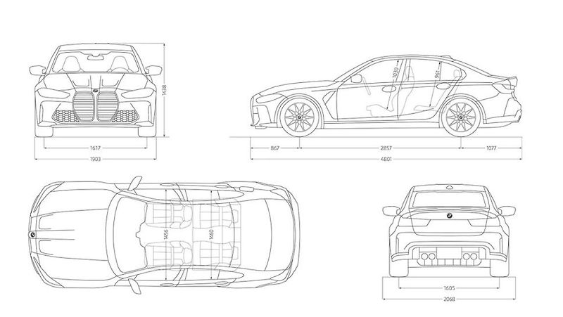 BMW M3 Competition xDrive Sedan - fotka 2 z 31