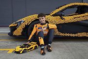 Replika McLarenu P1 v reálné velikosti se skládá z 342 817 dílků, váží přibližně 1220 kilogramů.
