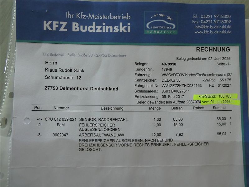 Volkswagen Caddy 2,0 TDi Basis,po rozvodech,TOP - fotka 55 z 56