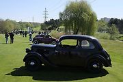 Slavnostní zahájení přehlídky vzácných historických vozidel Automobilové klenoty 2025.