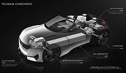 Koncept Peugeot Fractal.