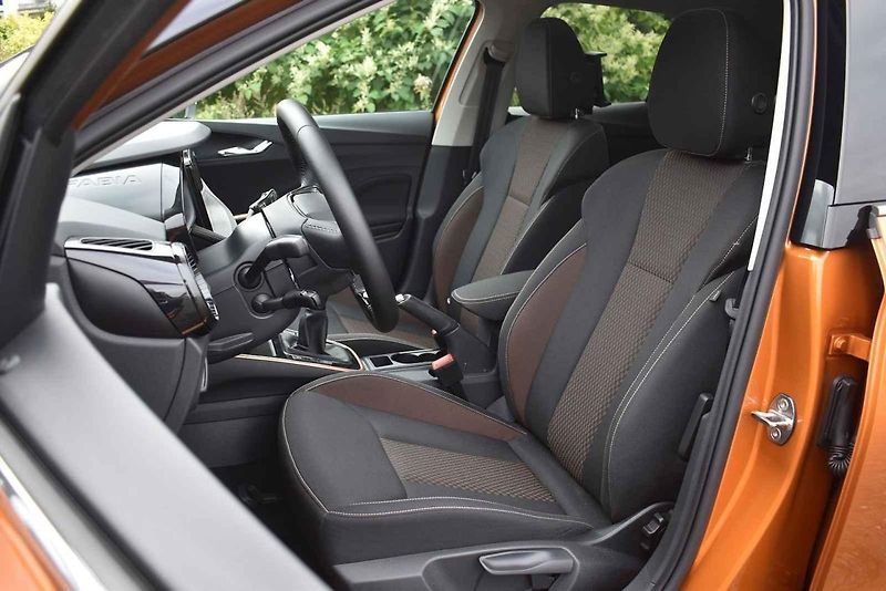 Nová Fabia v Jizerských horách s výhledem na Ještěd