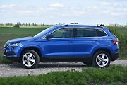 Boční profil je typický pro SUV.