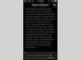 Referral Program aplikace Tesla.