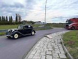 Svatováclavská jízda vedla i Studénkou, kde dělal Miroslav Tovaryš motospojku, 28. 9. 2024.