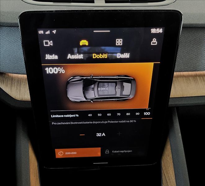 Polestar 2 300kw,AWD,MATRIX,SOH 90,8% - fotka 25 z 42
