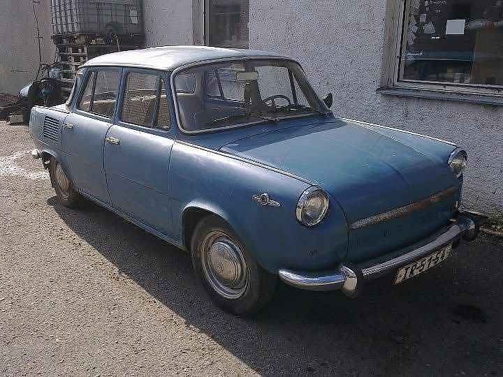 Škoda 1000 MB po dokončení renovace v podobě věrné repliky služebního vozu Veřejné bezpečnosti.