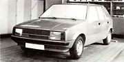 Jeho práce vzdáleně připomínala Volkswagen Golf. Maketu v měřítku 1:1 se podařilo postavit v září 1980, pak byla odeslána do aerodynamického tunelu v anglickém centru MIRA. Provozuschopný kus Š 781 s přídomkem FV 1 (funkční vzorek) byl hotov v říjnu 1981.