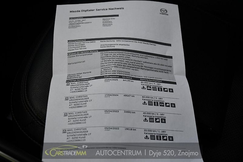 Mazda CX-5 2,5i G194 AWD K360° BOSE HUD   - fotka 43 z 47
