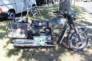 Motocykl Moto Guzi NF 500 Falcone z roku 1975.