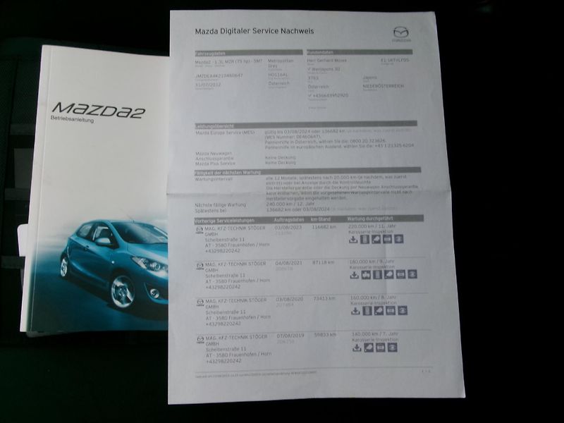 Mazda 2 (2012) 1,3i KLIMA 1.MAJ - fotka 26 z 26