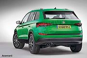 Druhá generace Škody Yeti podle vize britského magazínu Auto Express.