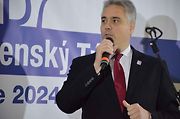Slavnostní zahájení stavby dalšího úseku dálnice D7 se konalo v pátek 6. prosince v Třebízi.