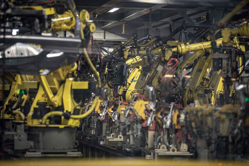 Automobilka Hyundai v Nošovicích, leden 2022.