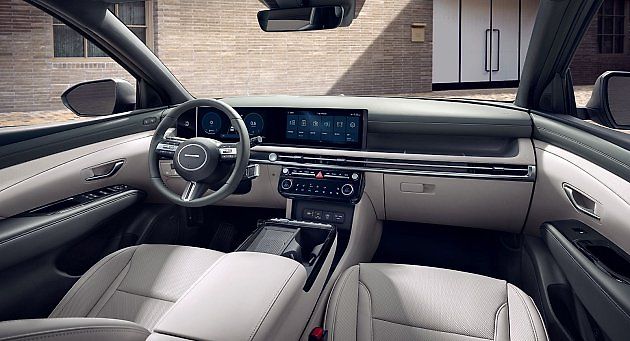 Interiér modernizovaného Tucsonu je hodně změněný, zdroj: Se svolením Hyundai