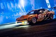 Finále Race The Streets, mezinárodního šampionátu v driftech v Dolní oblasti Vítkovic. 9. srpna 2025 v Ostravě.