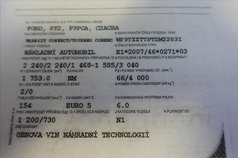 Ford Tourneo Connect 1,8 TDCI  KLIMA - fotka 2 z 2