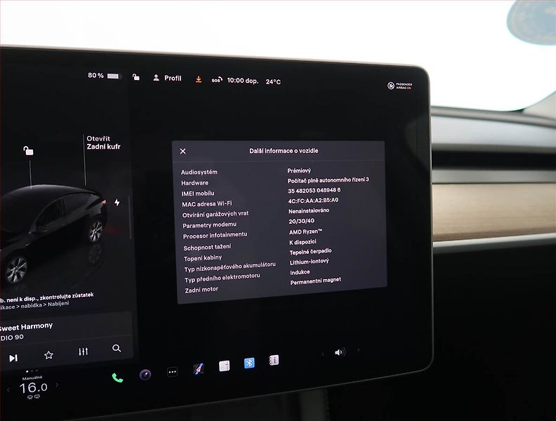 Tesla Model Y (2023) Long Range AWD 79kWh, SoH 93% - fotka 29 z 33