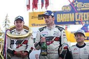 Vyhlášení nejlepších posádek 52. ročníku Barum Czech Rally Zlín, který ovládl Jan Kopecký.