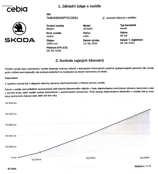 Škoda Octavia 2,0TDi 85kW, Ambition Plus, ČR - fotka 21 z 29