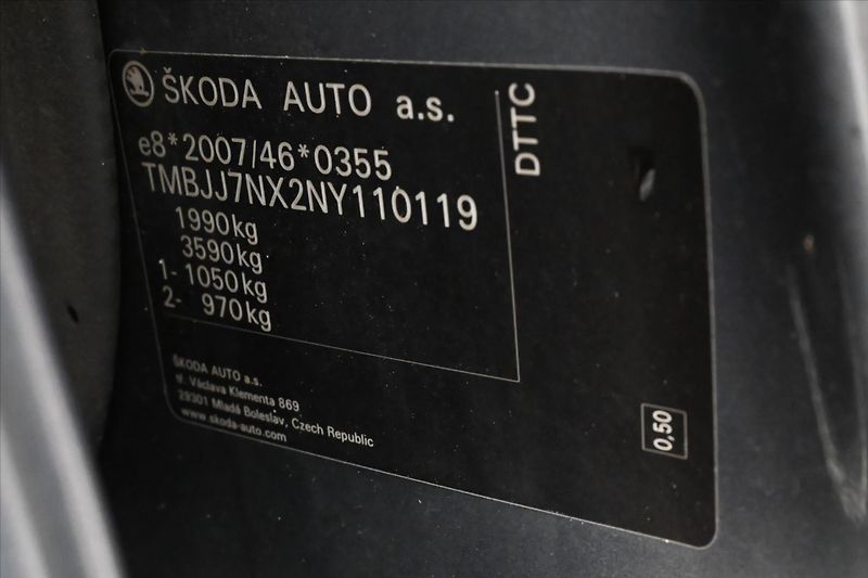 Škoda Octavia 2,0 TDI 110kW DSG StyleTažné Z - fotka 12 z 33