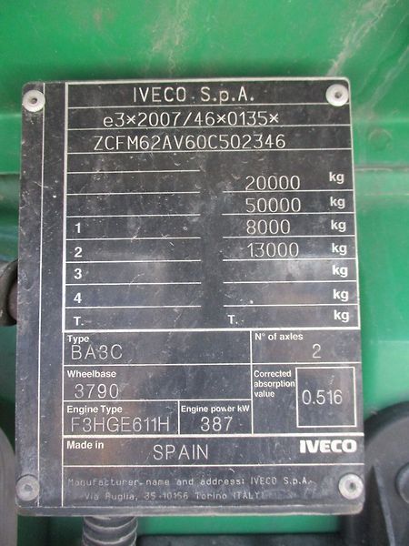 Iveco S-Way 510 Standart Kipphydraul - fotka 31 z 39