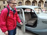 Automobil Z-5 Express ze sbírek Národního technického muzea, jímž jezdil nacisty popravený protektorátní premiér generál Alois Eliáš.
