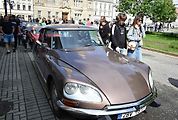 Nablýskané historické vozidla a motorky obsadily v neděli 19. května centrum Prostějova. 19.5. 2024