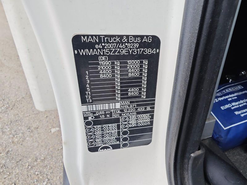 MAN TGL 12.220, KLIMA + ČELO, EURO 6 - fotka 6 z 24