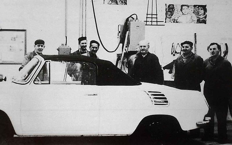 Prototyp kupé Škoda 763, které vyvinuli v Kvasinách v letech 1976 a 1977