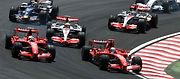 Formule 1 při Velké ceně Brazílie v roce 2007 na okruhu Autódromo José Carlos Pace.