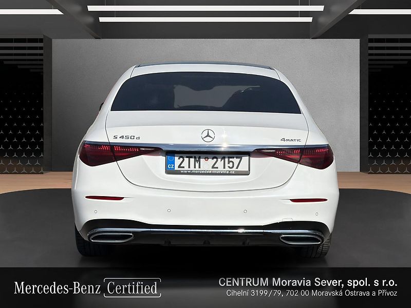 Mercedes-Benz Třídy S S 450d 4MATIC L - fotka 4 z 17