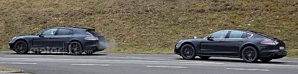 Nová generace Porsche Panamera během testování.