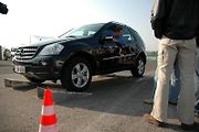 V této situaci trval Mercedesu rozjezd o něco déle.