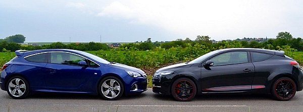 Opel Astra OPC a Renault Mégane R.S. Cup