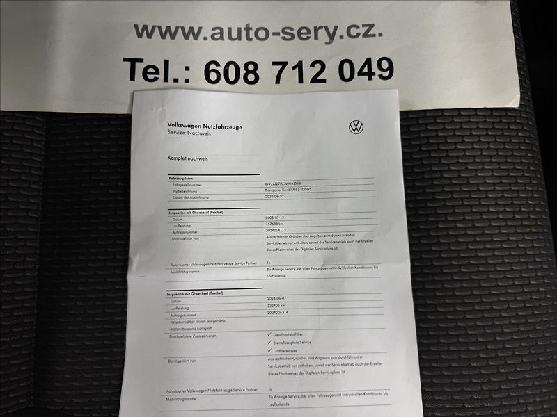Volkswagen Transporter 2.0TDI KOMBI H3 LONG NEZ-TOP - fotka 37 z 37