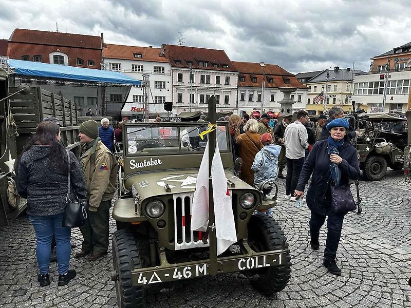 Oslavy osvobození v Klatovech.